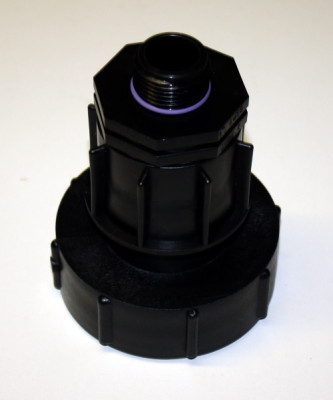 connector DN80 - S 100 x 8 female  to  1 inch male